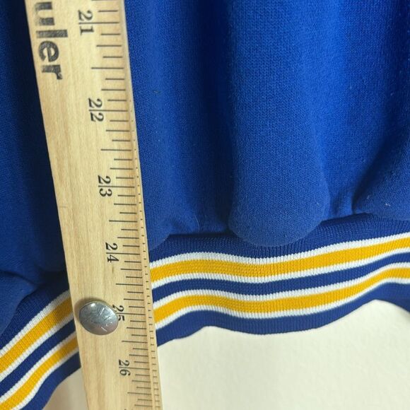 90s NFL St. Louis Rams Sweatshirt Embroidery Logo Blue Color Men’s large - Picture 8 of 10